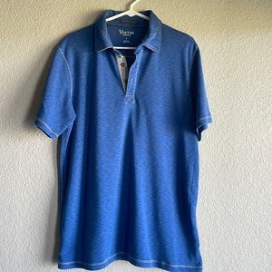 Men’s blue polo